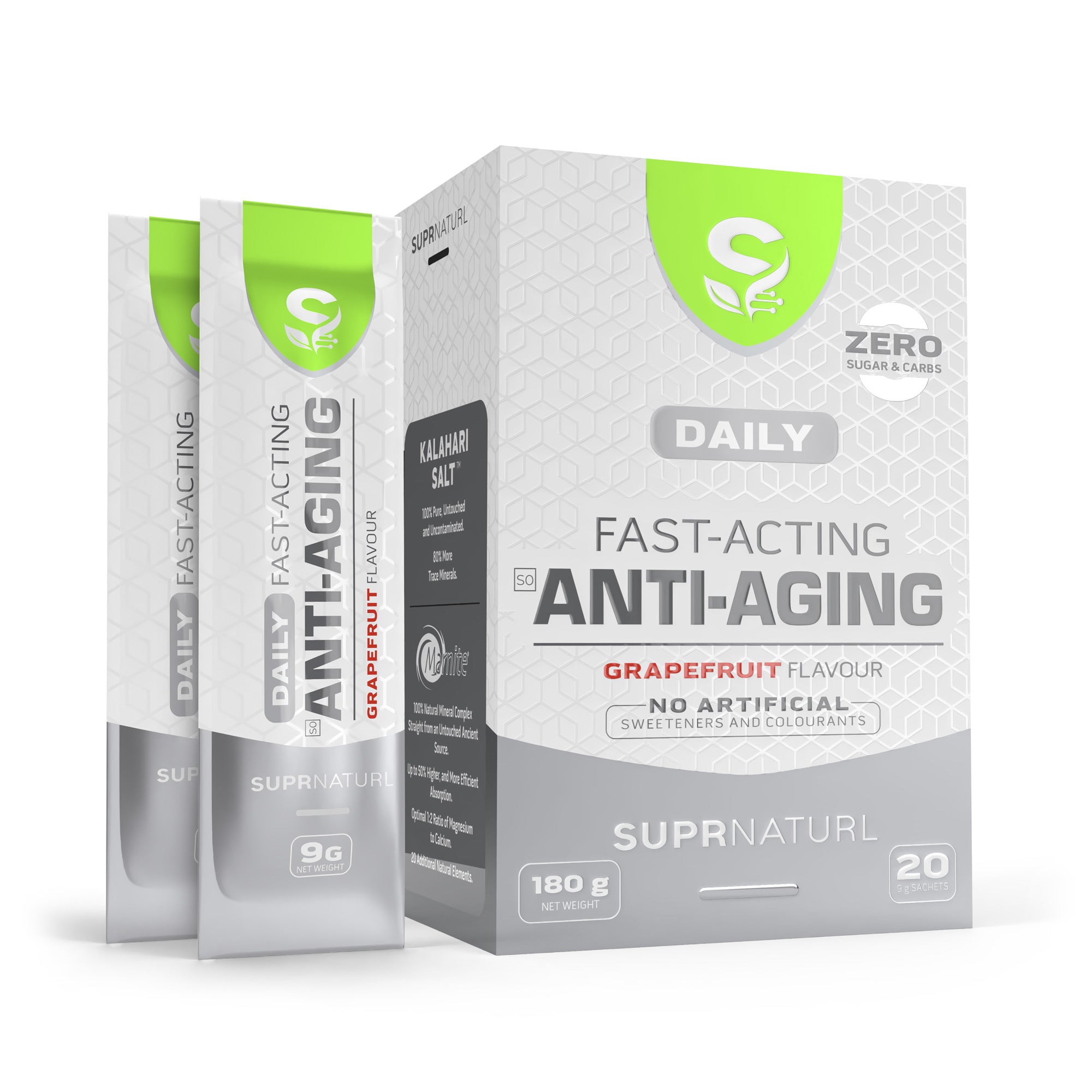 Daily Fast-Acting Anti-Aging — South Africa’s cleanest anti-aging formula for daily skin and energy support.